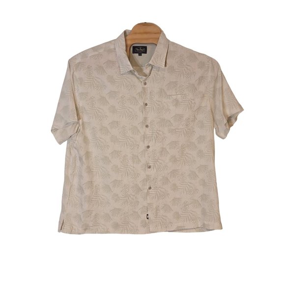 Nat Nast Silk Hawiian Shirt Floral Green Size‎ XXL Men's - Picture 2 of 6